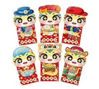 Red Envelope - Money Envelope | 2025 Spring Festival Money Packets, Traditional Chinese Red Envelopes, Year Of The Snake Red Envelopes For Chinese New Year - Hong Bao Red Pockets