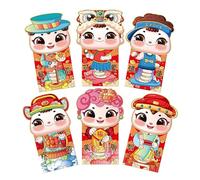 Red Envelope - Money Envelope | 2025 Spring Festival Money Packets, Traditional Chinese Red Envelopes, Year Of The Snake Red Envelopes For Chinese New Year - Hong Bao Red Pockets