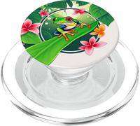 Red Eyed Tree Frog - Stile cartone animato PopSockets PopGrip per MagSafe