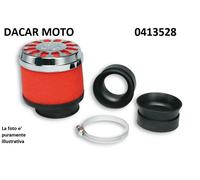 RED FILTER E13 MALOSSI Ø 42/50÷60 dritto PHBH - MIKUNI - KEIHIN 0413528