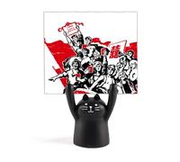 Red Flag Mao Ze Citazioni Rosso China Memo Holder Cartoon Gatto Nero Decorazione Stand
