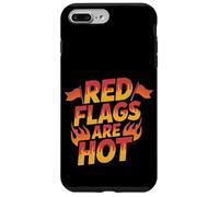 Red Flags Are Hot Relazione tossica AVVERTENZA AMORE -- Custodia per iPhone 7 Plus/8 Plus