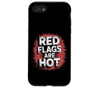 Red Flags Are Hot Relazione tossica AVVERTENZA AMORE - Custodia per iPhone SE (2020) / 7/8