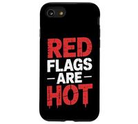 Red Flags Are Hot Relazione tossica AVVERTENZA AMORE - Custodia per iPhone SE (2020) / 7/8
