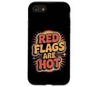 Red Flags Are Hot Relazione tossica AVVERTENZA AMORE |- Custodia per iPhone SE (2020) / 7/8