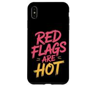 Red Flags Are Hot Relazione tossica AVVERTENZA AMORE |- Custodia per iPhone XS Max