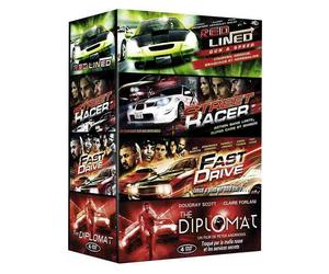 Red Foderato Gun & Speed + Street Racer + Fast Drive + Il Diplomat Cofanetto DVD