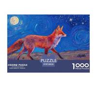 Red Fox 1000 Pezzi Wildlife Puzzle Classico Multicolore Per Gioco Familiare Regalo Per Adulti E Bambini Da 14 Anni E Più 38x26cm/1000pcs