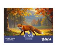 Red Fox 1000 Piece Jigsaw Puzzle For Adults Educational Games Stress Relief Puzzle Cultivate The Spirit of Teamwork for The Whole Family, Gifts for Women, Gifts for Men 70x50cm/1000pcs