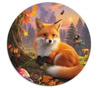 Red Fox 1000 Pieces Jigsaw Puzzles For Adults Educational Games Stress Relieving Entertainment Cultivate The Spirit of Teamwork for Men, Women, Elders, Seniors 1000pcs (67.5x67.5cm)