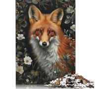 Red Fox In The Garden Jigsaw Puzzle Impossible 1000Pcs Decorazione Per La Casa. Giochi Rilassamento E Intelligence Per Adulti E Ragazzi Da 14 Anni 1000pcs (38x26cm)