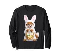 Red Fox Indossare Easter Bunny Divertente Carino Costume Maglia a Manica