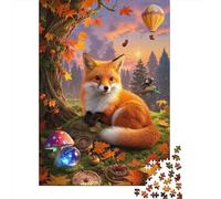 Red Fox Jigsaw for Adults 1000Pc Brainteasing Games Gift Giving Challenge 1000pcs (75x50cm)