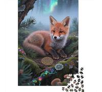 Red Fox Jigsaw for Adults 1000Pc Brainteasing Puzzle Education Gifts for Men Challenging Game 1000pcs (75x50cm)