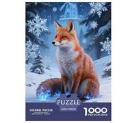 Red Fox Jigsaw Puzzle Impossibili 1000 Pezzi Decorazione Per La Casa. Giochi Rilassamento E Intelligence Per Adulti E Bambini Da 12 Anni 70x50cm/1000pcs
