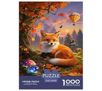 Red Fox Jigsaw Puzzle Impossible 1000 Pezzi Decorazione Per La Casa. Rilassamento E Intelligence Per Adulti E Bambini Da 12 Anni 70x50cm/1000pcs