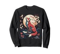 Red Fox Luna Giapponese Felpa