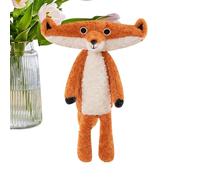 Red Fox Plush Toy - Soft Animal Pillow, Ultra Foxes Stuffy plushes Animals, Companion Bedding Cushion, Cute Realistic Design Kids Decor | Ideal for Girls Bedroom Bed Sofa Playroom Comfort Hugging