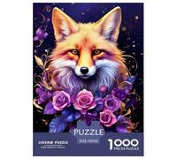 Red Fox Puzzle Giochi 1000 Pezzi Regalo Per Lui E Per Lei Arte Animal Puzzle Adulti Idea Regalo Per 70x50cm/1000pcs