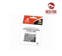 Red Fox Studio RFSQS-32187 - 1/32 Instruments & Leva Set per USAF WWII (Indepe
