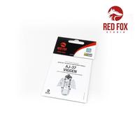 Red Fox Studio RFSQS-48026 -1/48 Saab AJ-37 Viggen (per Italeri Kit ) - Nuovo