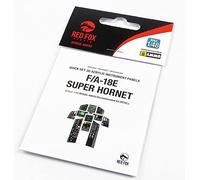 Red Fox Studio RFSQS-48033 1/48 F/A-18E Super Hornet 3D Acrilico Strumento Pannello Cockpit (per Revell)