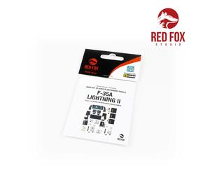 Red Fox Studio RFSQS-48140 - 1/48 F-35A LIGHTNING II (Per Kit Tamiya) - Nuovo