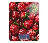 Red Fresh Strawberry Cooking Bilancia alimentare per gli elementi essenziali della cucina 5 kg/5 g, piccola bilancia digitale grammi con 4 unità per (utente) (utente) (utente) báscula para pesar