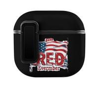 Red Friday Remember Everyone Deployed - Custodia protettiva per auricolari per PC, compatibile con AirPods 4
