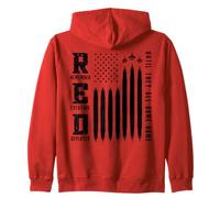 Red Friday Ricorda Che Tutti Hanno schierato Bandiera Felpa con Cappuccio
