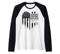 Red Friday Ricorda Che Tutti Hanno schierato Bandiera Maglia con Maniche Raglan