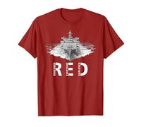 RED Friday Ricorda che tutti hanno schierato la nave militare Maglietta