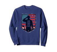 Red Friday Terra patriottica Militare dei Liberi Coraggiosi Felpa, Unisex per Adulti, Navy, M