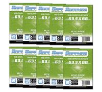 Red Glove - 10 Pack 100 Sapphire Sleeves Green 63,5 x 88 SPGREEN10P