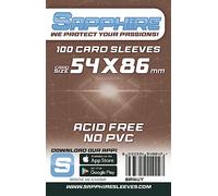 Red Glove- Bustine protettive per Giochi di Carte, Colore Trasparente, SPNUT