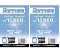 Red Glove - 100 Sleeves Sapphire Azure 45x68 SPAZURE (Confezione da 2)