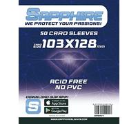 Red Glove - 50 Sapphire Sleeves Navy 103x128 SPNAVY