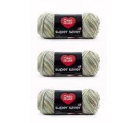 Red Heart Filato Super Saver, confezione da 3, stampa Aspen, 3 pezzi