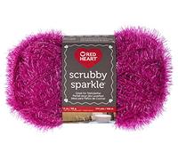 Red Heart Scrubby Sparkle Filato, anguria