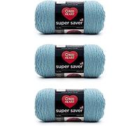 Red Heart Super Saver - Confezione da 3 - blu paese - 198 g - acrilico - 4 medio (pettinato) - 300 metri - per lavoro a maglia, uncinetto, artigianato e amigurumi