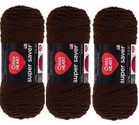 Red Heart Super Saver Filati (3-Pack) Caffè E300-365