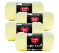Red Heart Super Saver Garn (4er-Pack mit 5-oz-Str ngen) (Aran Fleck)