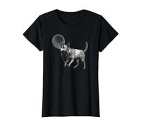 Red Heeler Blue Heeler Mom Australian Cattle Dog Maglietta, Donna, Nero, XL