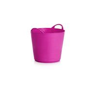 RED HOG - Flexi, contenitore per casa, giardino, edifici, super resistente, multiuso, con manici, capacità: 120 kg (fucsia, 26 l)