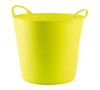RED HOG - Flexi, contenitore per casa, giardino, edifici, super resistente, multiuso, con manici, capacità: 120 kg, 34 x 29,5 x 26,5 cm (26 l, verde pistacchio)