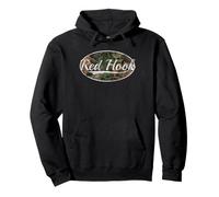 Red Hook Brooklyn Waterfront Camo Vintage Inspired Felpa con Cappuccio
