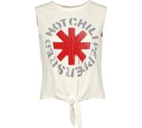 Red Hot Chili Peppers Amplified Collection - Stencil Asterix Donna Top Bianco M 100% Cotone Regular