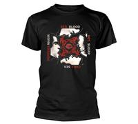 Red Hot Chili Peppers 'Blood/Sugar/Sex/Magic' (Nero) Maglietta NUOVO E UFFICIALE