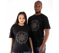 Rock Off officially licensed products Red Hot Chili Peppers T Shirt Hi Build Classic Asterisk Ufficiale Unisex Nero Size L