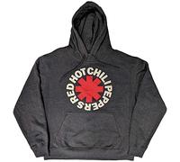 Red Hot Chili Peppers Felpa con Cappuccio Classic Asterisk Ufficiale Unisex Size M